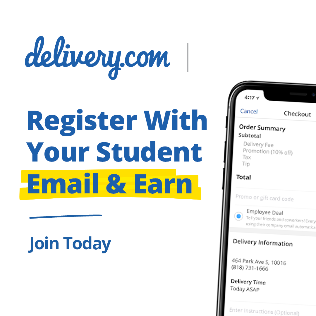 Unlock unlimited savings when you order with your college email address.